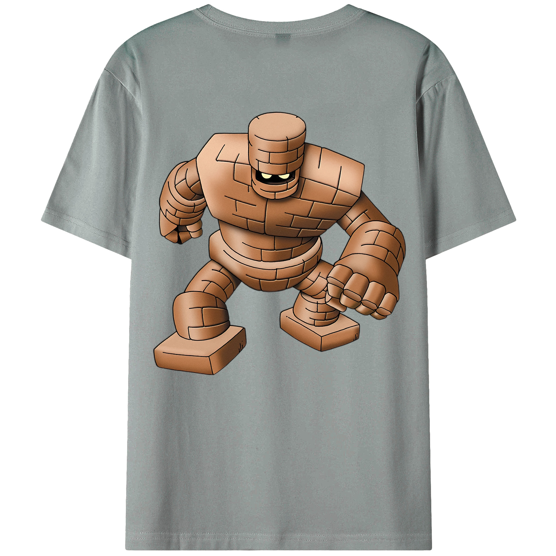 （画像用） ドラゴンクエスト Doragon Kuesuto Dragon Quest 綿100％ メンズ半袖Tシャツ（バックプリント） 通気性